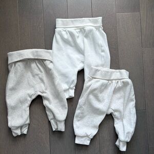 H&M Set of 3 Cozy Harem Pants, 2-4M